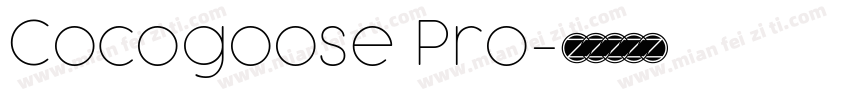Cocogoose Pro字体转换